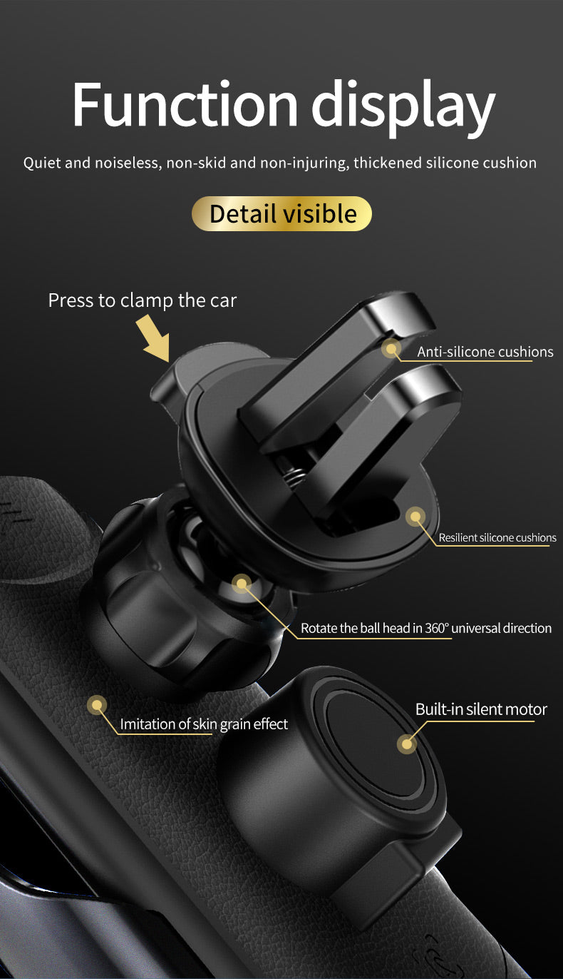 Q3 15W Wireless Charging Car Mount