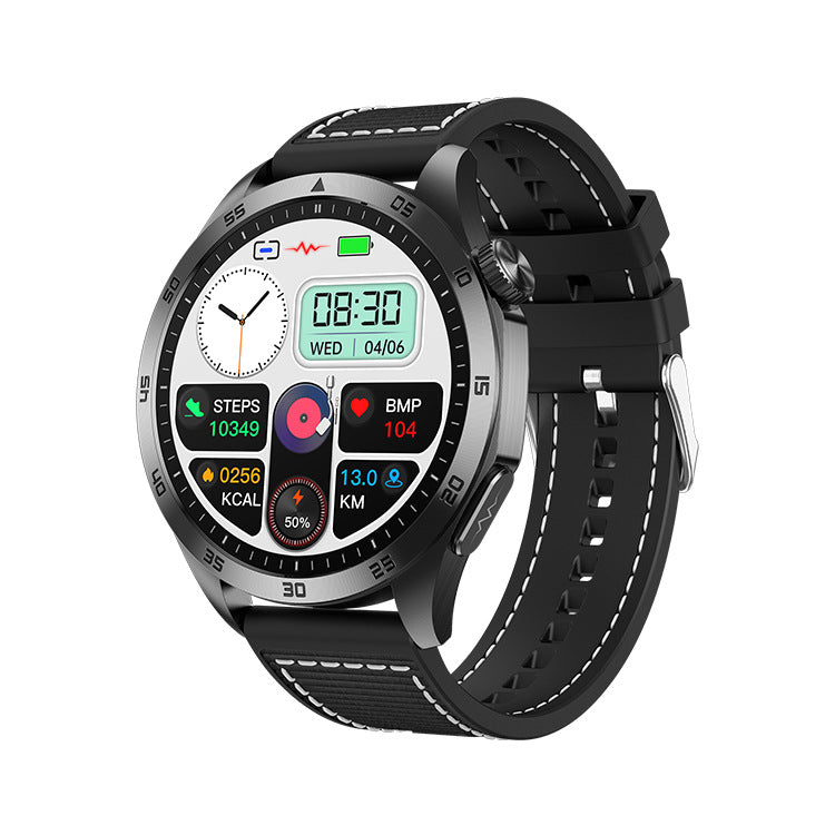 ET485 smart watch ECG electrocardiogram Bluetooth call AMOLED micro physical examination emotional function