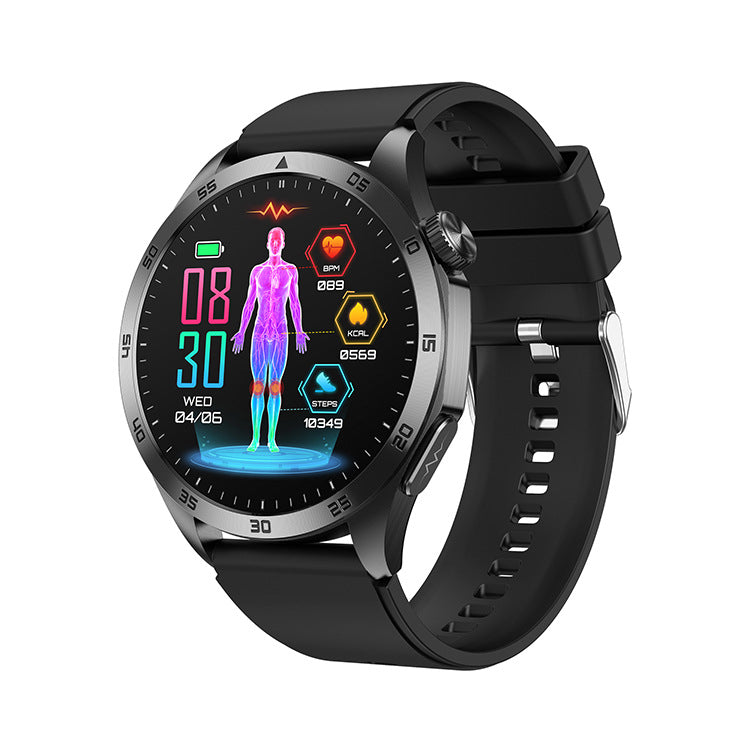 ET485 smart watch ECG electrocardiogram Bluetooth call AMOLED micro physical examination emotional function