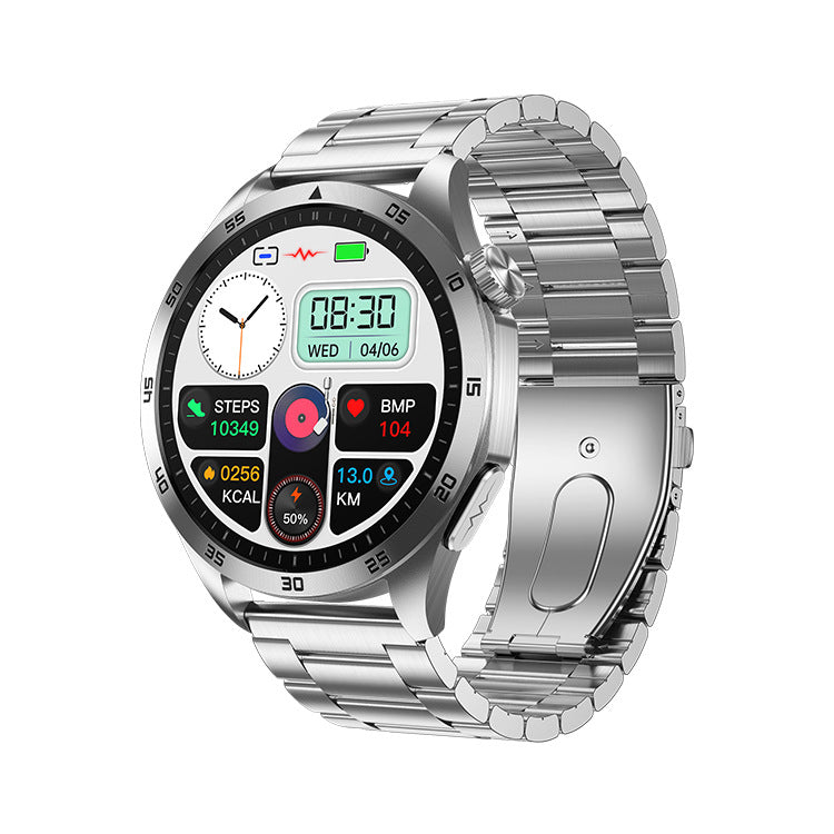 ET485 smart watch ECG electrocardiogram Bluetooth call AMOLED micro physical examination emotional function