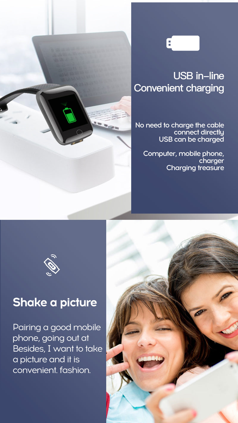 116 Plus Kids Smart Watch for Android & iPhone