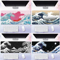 Wave Pattern Gaming Desk Mat