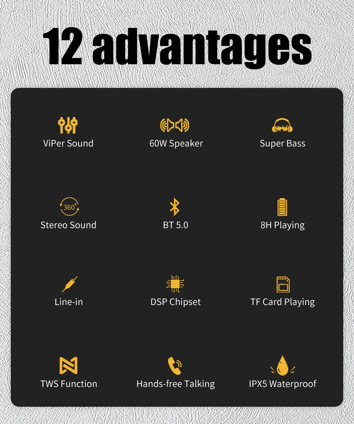 XDOBO X8 60W Portable Bluetooth Speaker