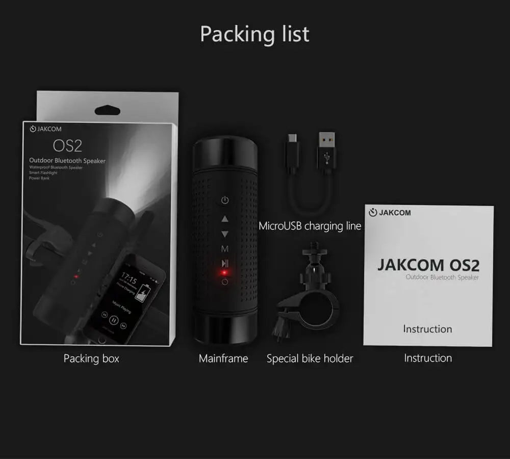 JAKCOM OS2 Smart Outdoor Bluetooth Speaker