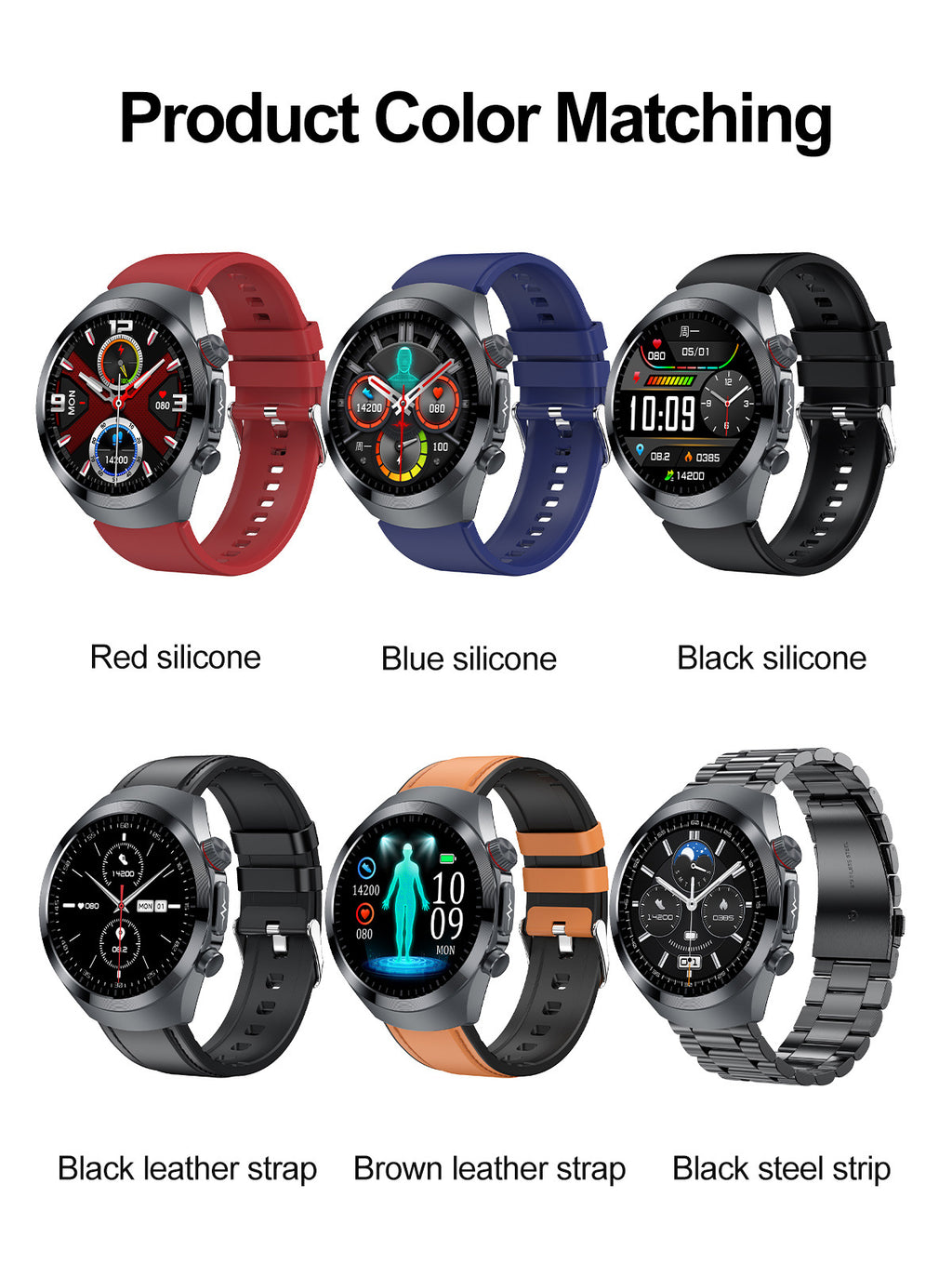 ET486 AMOLED ECG Smart Watch